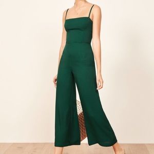 Emerald Green Reformation Jumpsuit